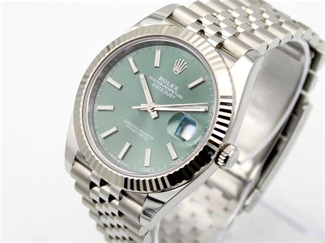 how much is a green dial rolex|rolex 41mm date just mint dial.